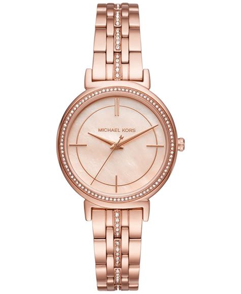 mk3643 michael kors|Michael Kors MK3643 Women's Cinthia Rose Gold Tone MOP .